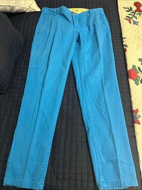 Dockers Women's Straight-Leg Pants in Bright Turquoise Blue